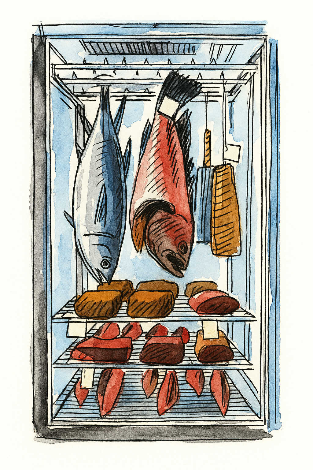 dry aging fish charcuterie